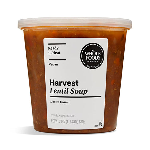 WHOLE FOODS KITCHENS Whole Foods Market Kitchens Harvest Lentil Soup, 24 OZ