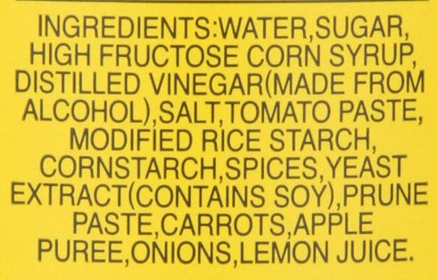 Bull-Dog 16.9-Ounce (Pack 4) , Vegetable & Fruit Sauce, Units