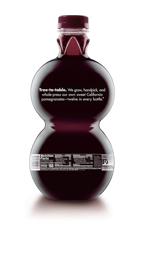 100% 48 POM Wonderful Pomegranate Juice, Ounce Bottle