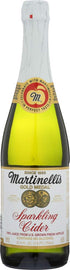 Martinelli's Gold Medal Sparkling Apple Cider Juice, 25.4 oz (8 Bottles)