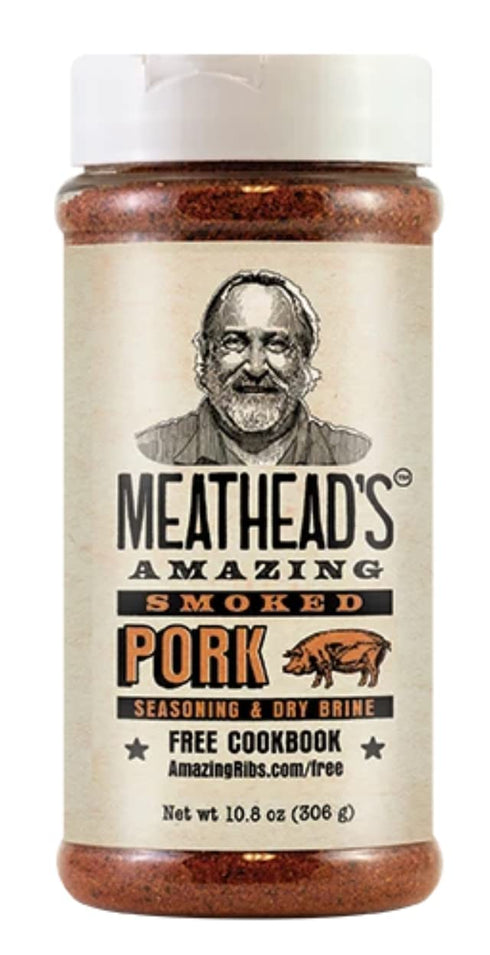 Meathead's Amazing Smoked Pork Seasoning and Dry Brine - Large 10.8 oz