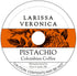 Larissa Veronica Pistachio Colombian Coffee (Single Serve K-Cup Pods) (Gourmet, Naturally Flavored, Whole Coffee