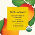 100% 3.17oz (24 Pack) Golden Farms Mango Pouches, Single Ingredient Healthy Snacks, Pure Fruit, No Added Sugar, Vegan