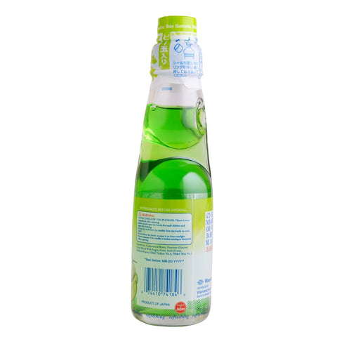 6.76 oz (Pack 6) Shirakiku Ramune Drink, Melon, Carbonated Marble Soft Drink of Japan