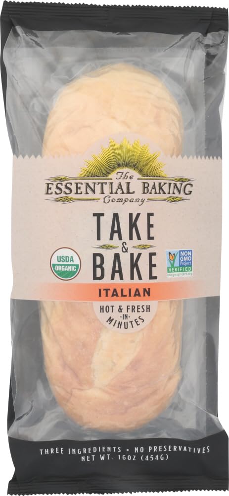 Essential Baking Company (NOT A CASE) Organic Take & Bake Bread Italian
