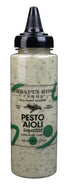 Pesto Aioli Garnishing Sauce - Terrapin Ridge Farms - 8 Ounce Squeeze Bottle