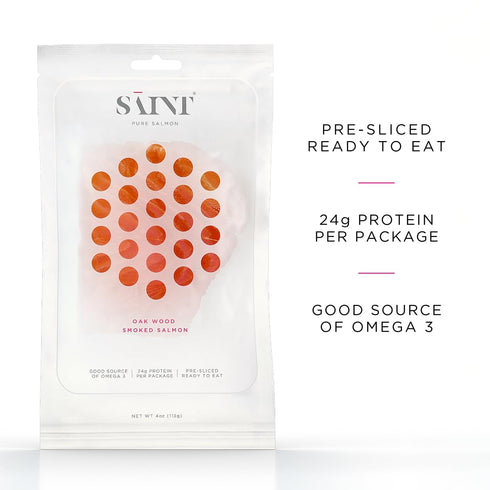 4 St. James Smokehouse Oak Wood Cold Smoked Salmon, Ounce