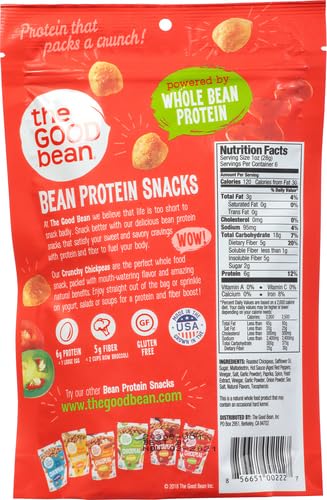 The Good Bean Crunchy Chickpeas Snacks, Sweet Sriracha, 6 Ounce