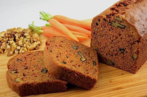 Naturally Delicious 16 Pack, Nadel - CARROT CAKE Slices, Sweet Breads & Cakes Back to School lunch snack, breakfast bar