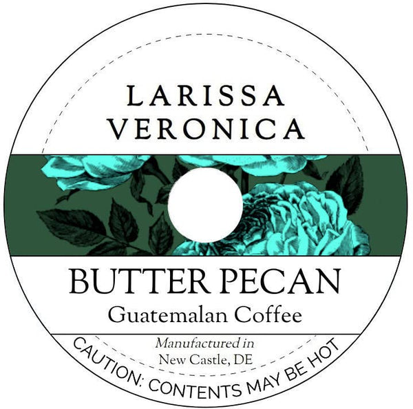 Larissa Veronica Butter Pecan Guatemalan Coffee (Single Serve K-Cup Pods) (Gourmet, Naturally Flavored, Whole