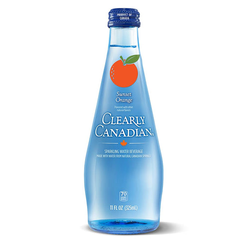 Sunset 11oz (Pack 12) Clearly Canadian Originals Orange