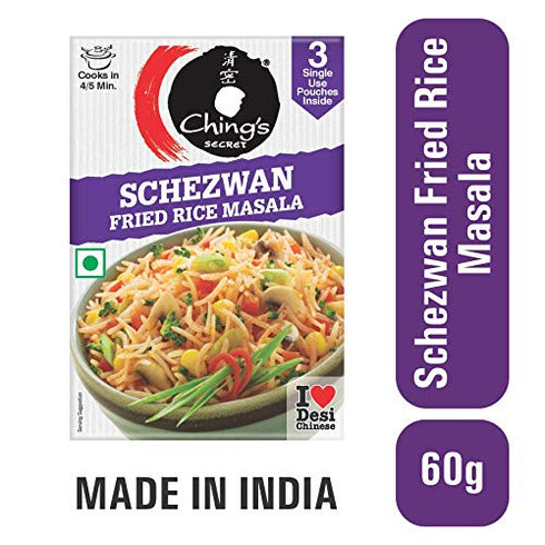 CHING'S 60 Secret Schezwan Fried Rice Masala Pouch, g
