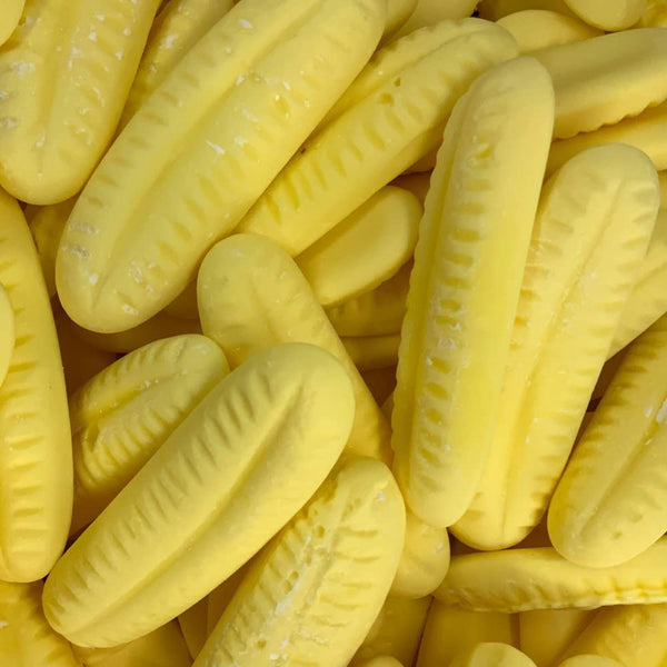 Barratt Original Foam Bananas 250 Gram Bag (1/4 Kilo)