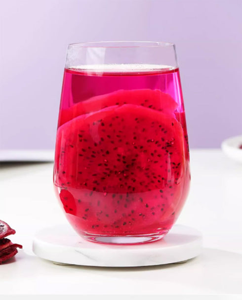HanNainai 5oz/150g ,Dried Dragon Fruit Slices, Soft and Chewy, Dried Dehydrated Purple Dragon Fruit Slices Resealable