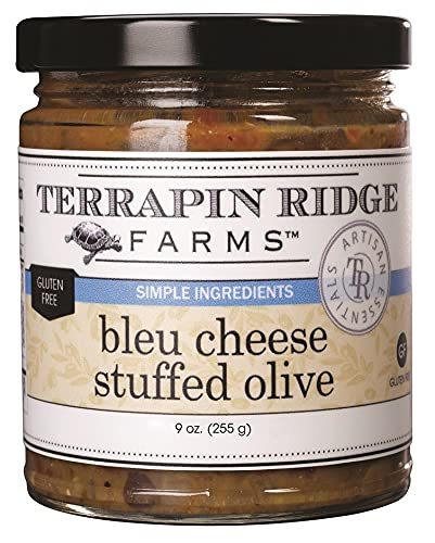 Terrapin Ridge Farms Bleu Cheese Stuffed Olive Tapenade One 9 Ounce Jar