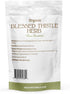 Halo Naturals 4 Packaged Organic Blessed Thistle Herb Cut & Sifted, Ounces (Cnicus benedictus) USDA Certified |