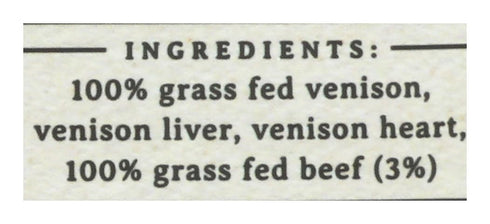 14 OZ Force of Nature Meats Ground Venison, Liver, Heart
