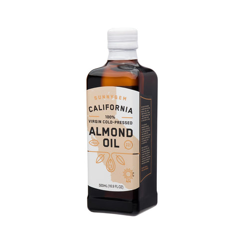 Sunnygem 100% Virgin Cold Pressed California Almond Oil 16.9 fl oz -
