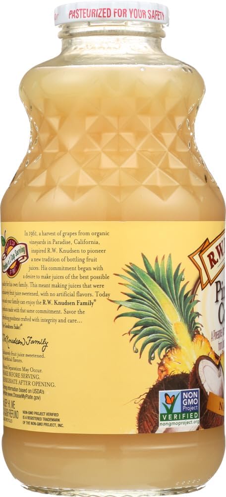 32 fl.oz (Pack 6) Knudsen Juice, Pineapple Coconut