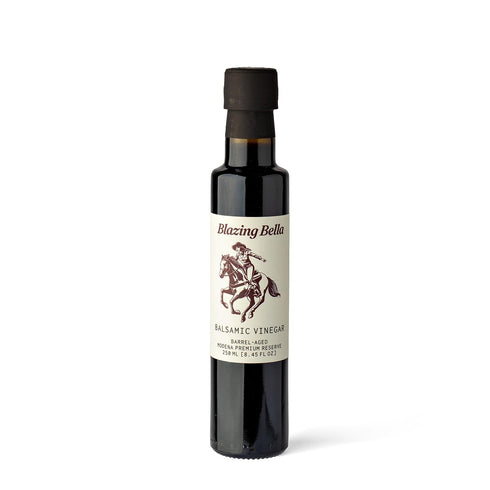 Blazing Bella Barrel Aged Balsamic Vinegar of Modena, Italy Thick, Rich &