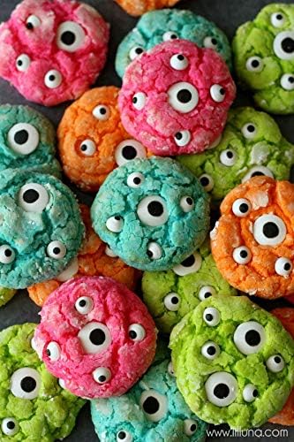 Candy Molds N More Edible Royal Icing Candy Eyes - Cookie Decorations, 7-16th inches, Quantity 84