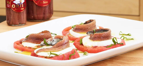 Ortiz Anchovies in Extra Virgin Olive Oil, 3.3oz Glass Jar - Firm Buttery Fillets, Wild Caught in Spain