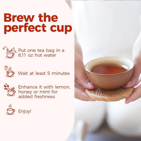 WOTIHA 60 Count 100% Immune Premium Goji Berry Tea Bags - Natural, Restore Passion & Digestion Support, & Antioxidant