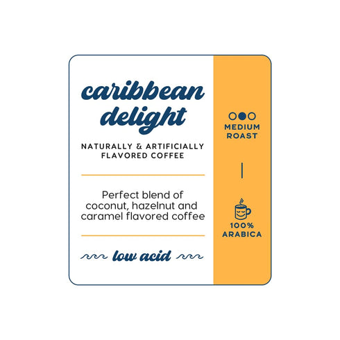 2 lb 32 oz Manatee Gourmet Coffee, Whole Bean, Medium Roast, Caribbean Delight, bag