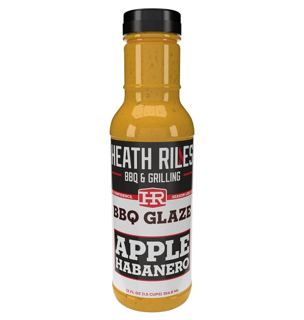 Heath Riles BBQ Apple Habanero BBQ Glaze Apple BBQ Sauce, Sweet &