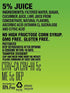 64 Oz (Pack 8) Langers Agua Fresca, Pepino y Limn (Cucumber Lime), Fl