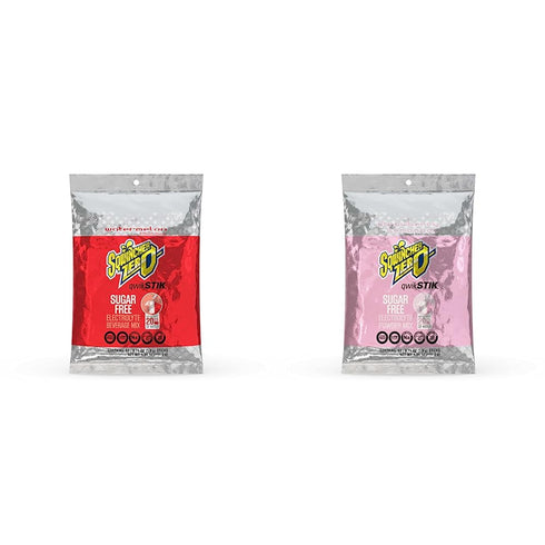 Sqwincher Zero Qwik Stik Sugar Free Watermelon and Strawberry Lemonade Flavor Electrolyte