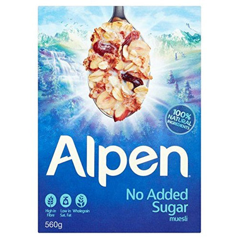 Alpen Muesli No Added Sugar - 560g