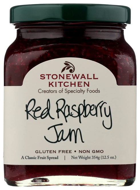 Stonewall Kitchens Red Raspberry Jam 13-Ounce Jars (Pack of 6)