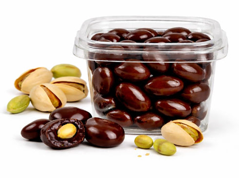 Imported Turkish Pistachios in Dark Chocolate Premium Whole Pistachio Nuts Coated in