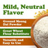 1.5 Food to Live Organic Yellow Mung Flour, Pounds Ground Moong Dal Powder from Indian Lentil. Plant Based Protein.