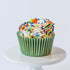 Dinosaur Sprinkles for Cupcake Decorating, Fancy Edible Dino Cake Toppings in Brown Jimmies, Blue Nonpareils