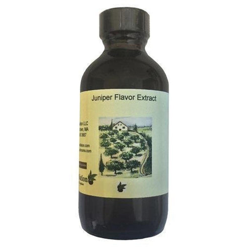 OliveNation Juniper Flavor Extract, Classic Gin Taste for Beverages, 8 Ounces, Non-GMO, Gluten Free