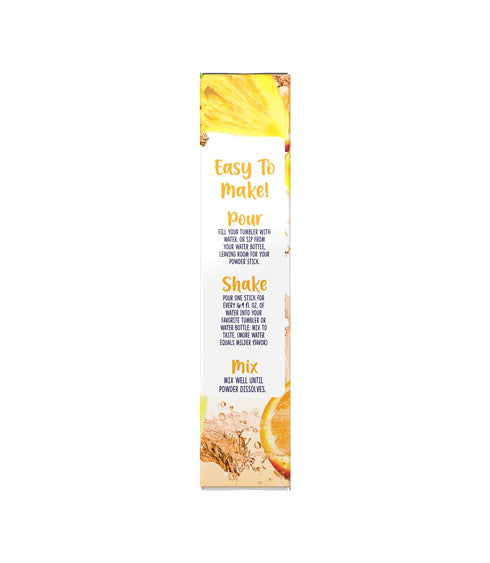 Pack 3-6 18 Welchs Orange Pineapple Drink Mix - of Singles To Go - Total Servings - Zero Sugar, Low Calorie