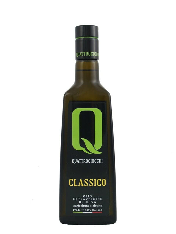 Quattrociocchi Classico Organic Extra Virgin Olive Oil from Lazio Italy Robust Intensity Leccino