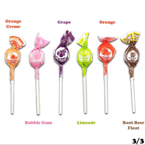 Tootsie Roll Charms Mini Pops, 18 Flavors, Individually Wrapped, 300 Count