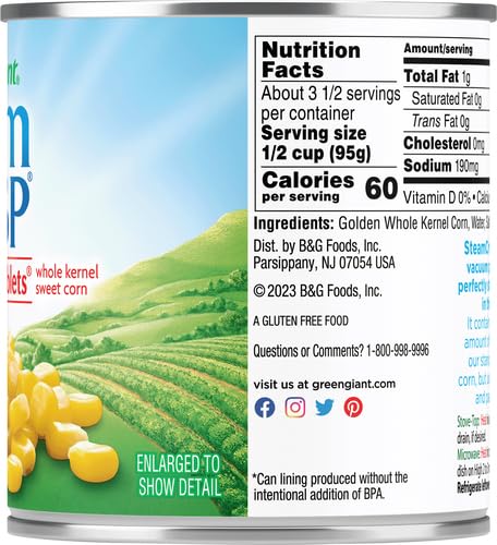 11 Green Giant Extra Sweet Corn Niblets, Ounce