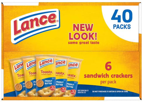 Generic 1.29 oz., 40 Toasty Peanut Butter Sandwich Crackers, pk.