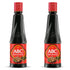 ABC Sweet Soy Sauce – 20.3 Fl Oz (2 Pack) – BBQ Marinade, Dip, Stir Fry - Vegan Black Dark Soy Glaze – Healthy and Authentic Indonesian Kecap Manis Flavor for Exquisite Culinary Creations