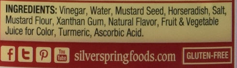 Silver Springs 9.5 Oz, Pack 4 Mustard Beer & Brat