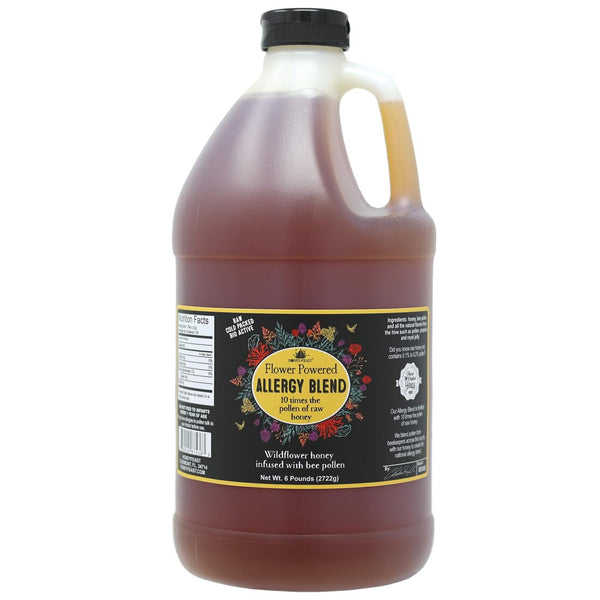 HONEY FEAST 6 Pounds Bulk Allergy Blend Honey - Vast American, Florida