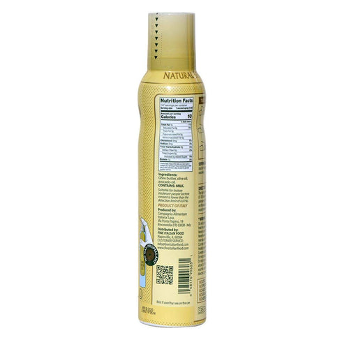 5 Oz Pack) Mantova Ghee Butter Spray High in naturally balanced omega fatty acids, with olive oil and avocado oil, Fl