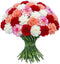 FlowerPrime 50 Valentine's Day Carnations - Fresh Natural Cut Flowers Special Holiday