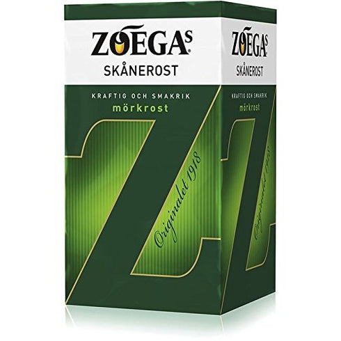 Zoega 450g Pack 2 Skanerost - Dark Roast Ground Filter Coffee