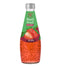TAJ Gourmet Foods TAJ Strawberry Basil Seed Drink, Naturally Refreshing & Cooling, 290ml Glass Bottle,