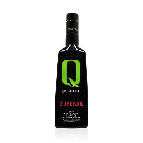 Quattrociocchi Superbo Organic Extra Virgin Olive Oil 500ml Extreme Intensity Moraiolo Olive Oil